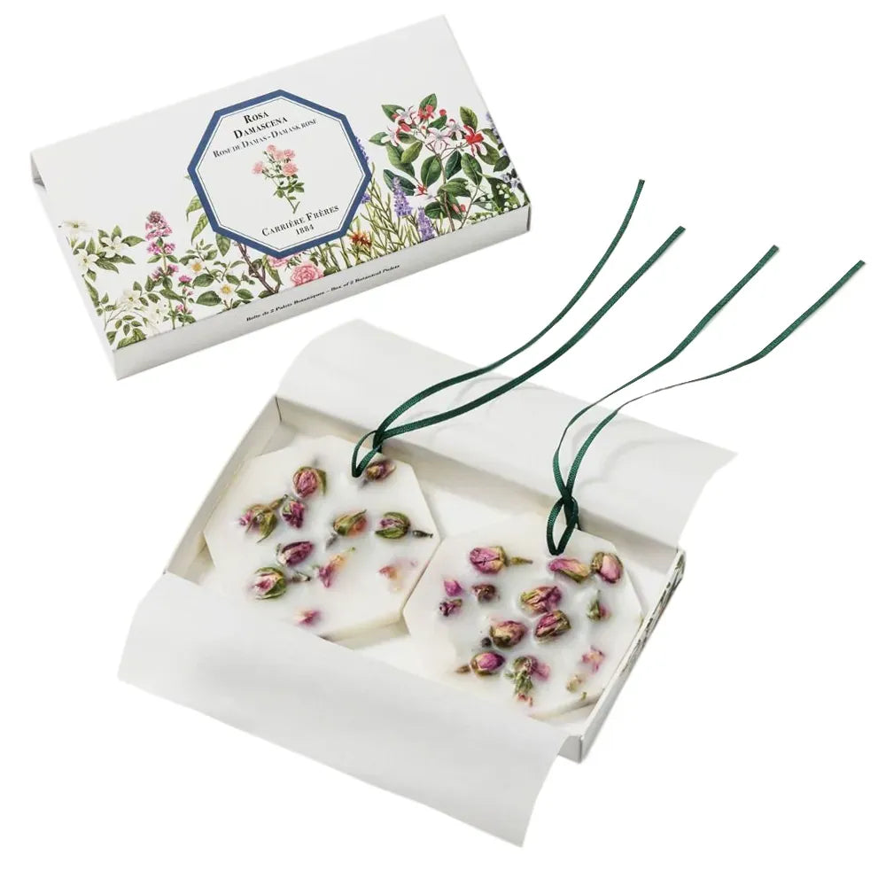 Carrière Frères - Palets Botaniques Parfumés Rose de Damas
