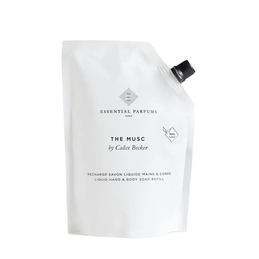 Essential Parfums - Recharge Savon Liquide Corps & Mains Parfumé The Musc