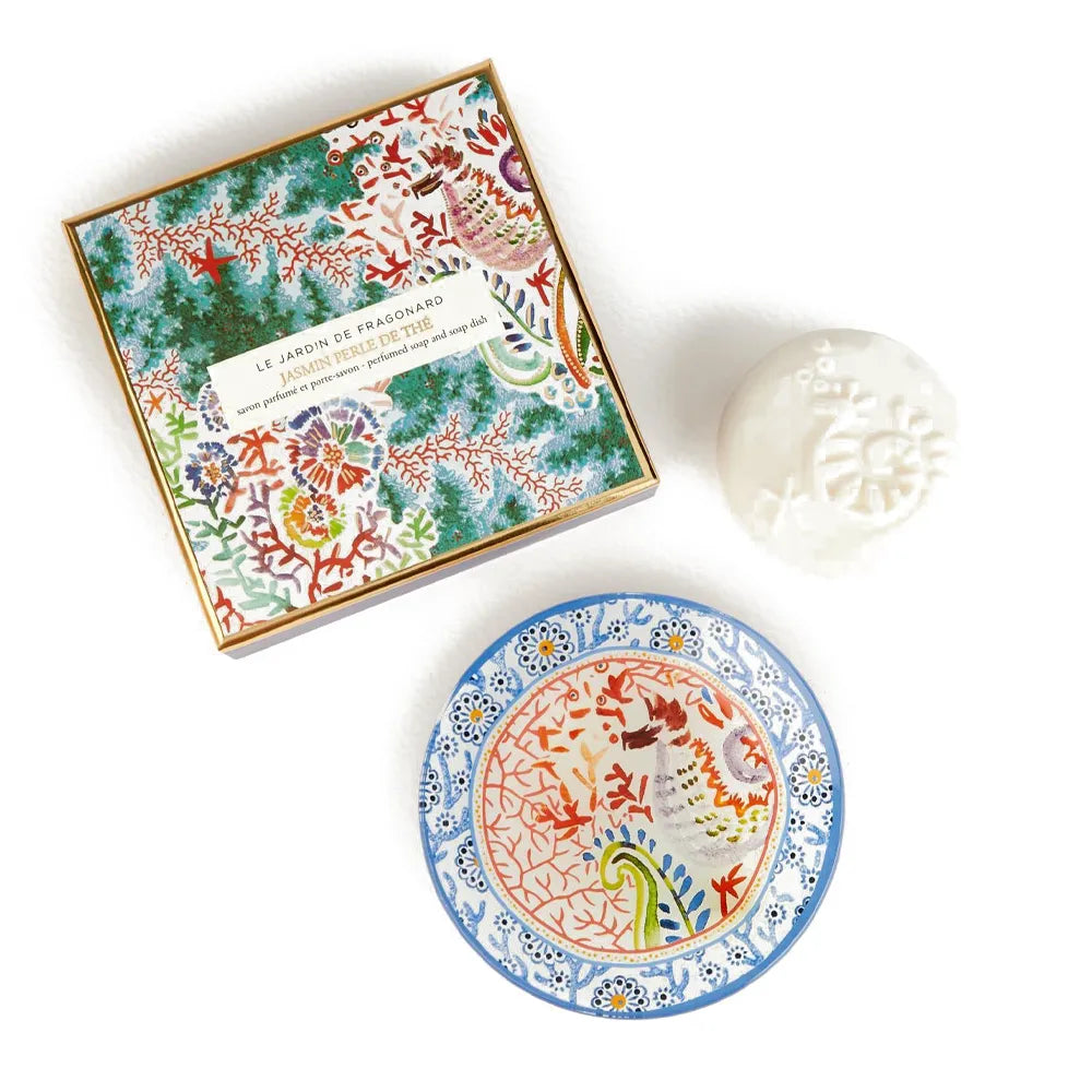 Fragonard - Savons & porte savon Jasmin Perle de Thé