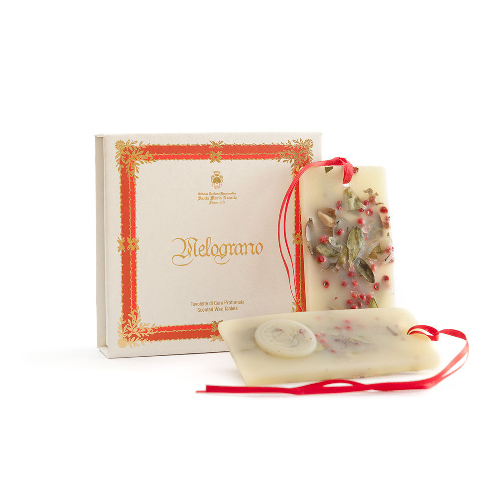 Tablettes de cire parfum Melograno de l’incontournable officine de Florence Santa Maria Novella